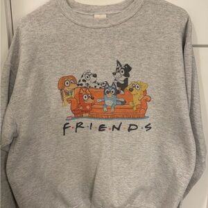 Bluey F.R.I.E.N.D.S  crewneck Sweatshirt